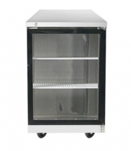 ATOSA 23" Stainless Steel Right Hinged Glass 1 Door Back Bar Cooler MBB23GGR 