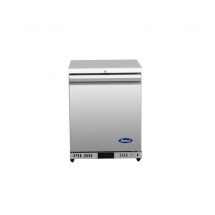 ATOSA 24" Stainless Steel Right Hinged Solid 1 door Under Counter Cooler Shallow Depth AUR24SD