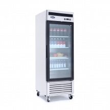 Atosa  27" Stainless Steel Hinged Glass 1 Door Cooler MCF8705GR