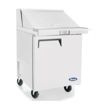 ATOSA 27" Refrigerated MEGA Top Sandwich Prep. Table with 12 x 1/6 poly pans MSF8305GR 