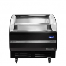 ATOSA 39" Black Exterior Horizontal Open Air / Air Curtain Cooler Merchandiser ATHOM-39 