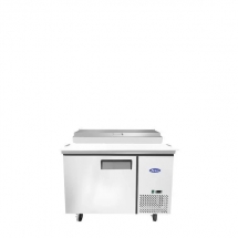 ATOSA 44" Refrigerated Pizza Prep Table with 6 x 1/3 size stainless steel pan MPF8201GR
