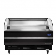 ATOSA 60" Black Exterior Horizontal Open Air / Air Curtain Cooler Merchandiser ATHOM-60 
