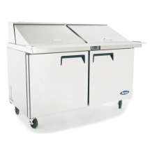 ATOSA 60" Refrigerated MEGA Top Sandwich Prep. Table with 24 x 1/6 poly pans MSF8307GR 