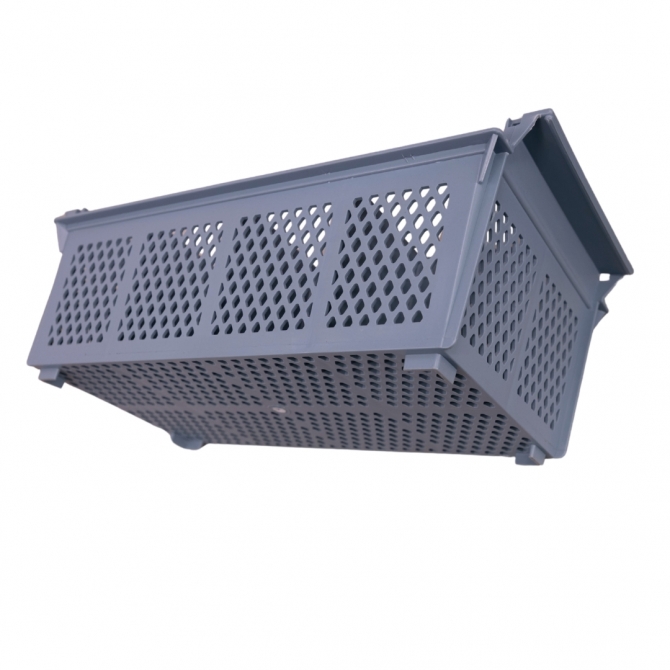 Omcan 8 Compartment Dishwasher Cutlery Basket, Gray 43506