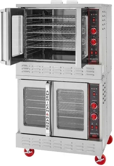American Range MSD-DBL Double Deck Gas Convection Oven Standard Depth