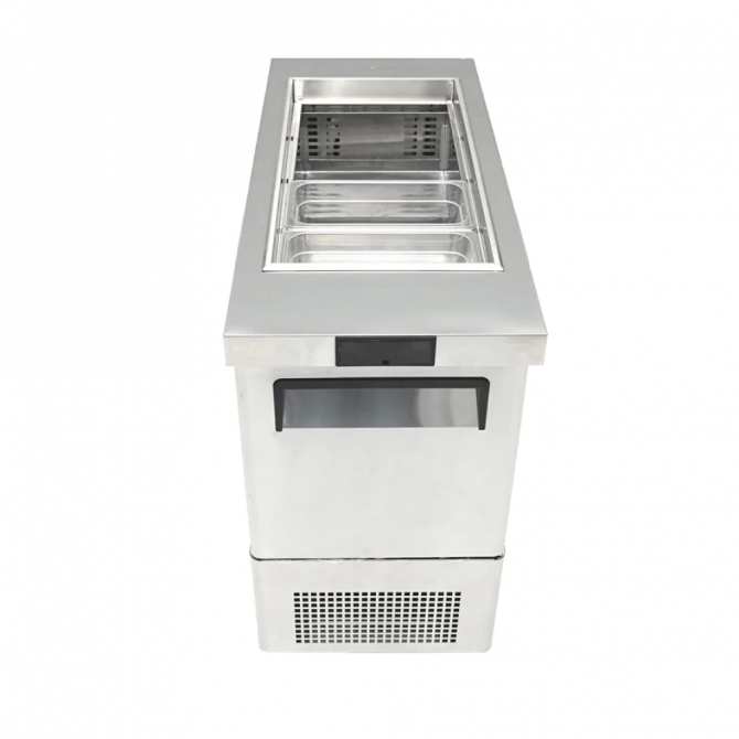 ATOSA 17" Slim Sandwich Prep. Table MSF17GR-NTCV 