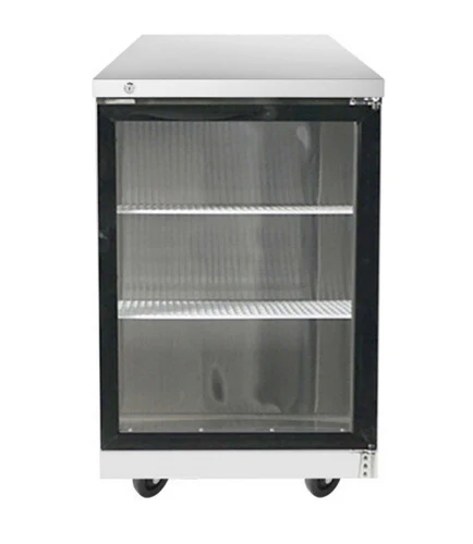 ATOSA 23" Stainless Steel Right Hinged Glass 1 Door Back Bar Cooler MBB23GGR 