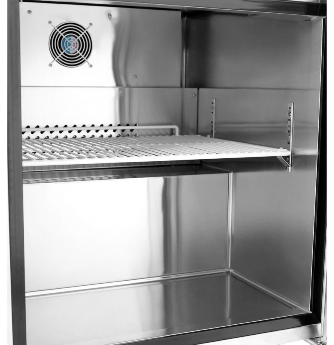ATOSA 24" Stainless Steel Right Hinged solid 1 door undercounter Cooler Shallow Depth MGF24RGR