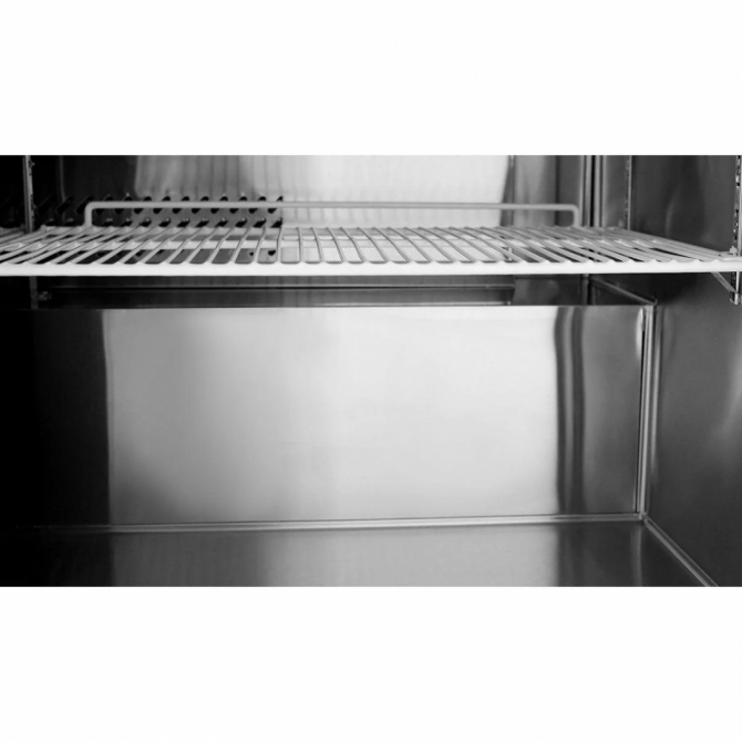 ATOSA 27" Stainless Steel Right Hinged Solid 1 Door Undercounter Cooler MGF8401GR