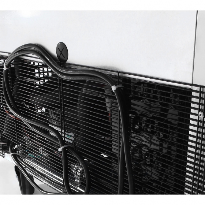 ATOSA 27" Stainless Steel  Left Hinged Solid one door Undercounter Freezer MGF8405GRL