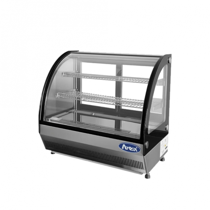 ATOSA 28" Countertop Front Curved Glass Display Cooler CRDC-35