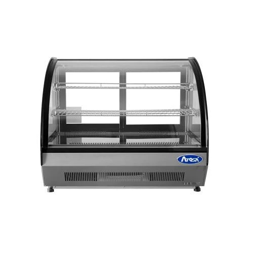 ATOSA 35.5" Countertop Front Curved Glass Display Cooler CRDC-46