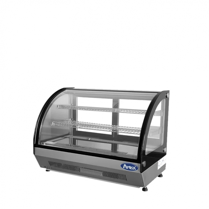 ATOSA 35.5" Countertop Front Curved Glass Display Cooler CRDC-46