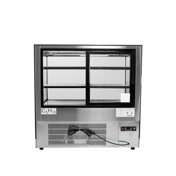 ATOSA 35" Floor Model Refrigerated Square Front Glass Display Case RDCS-35
