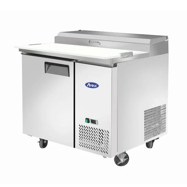 ATOSA 44" Refrigerated Pizza Prep Table with 6 x 1/3 size stainless steel pan MPF8201GR