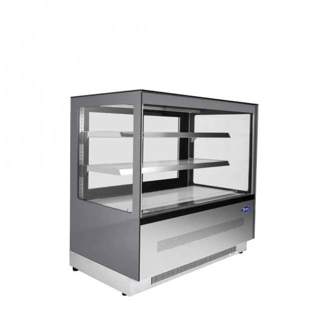 ATOSA 48" Floor Model Refrigerated Square Front Glass Display Case RDCS-48