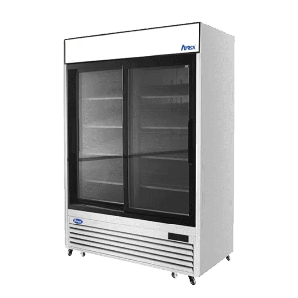 ATOSA 54" Stainless Steel 2 Sliding Glass Door Cooler MCF8709GR  