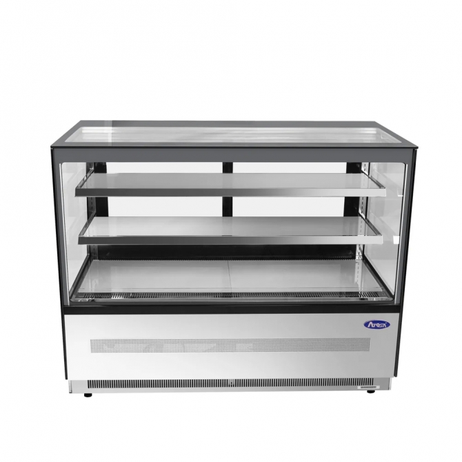 ATOSA 60" Floor Model Refrigerated Square Front Glass Display Case RDCS-60