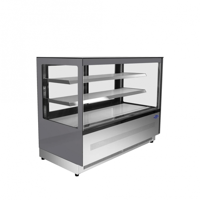 ATOSA 60" Floor Model Refrigerated Square Front Glass Display Case RDCS-60