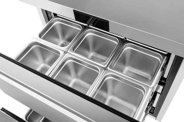 ATOSA AUF27D2 27" Stainless Steel 2 Drawers Under Counter Freezer