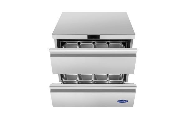 ATOSA AUF36D2 36" Stainless Steel 2 Drawers Under Counter Freezer