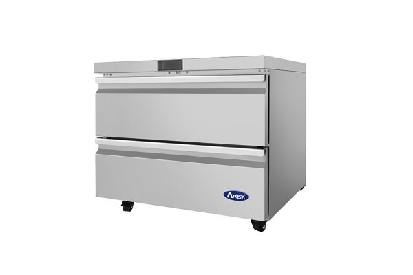 ATOSA AUR36D2 36" Stainless Steel 2 Drawers Under Counter Cooler 