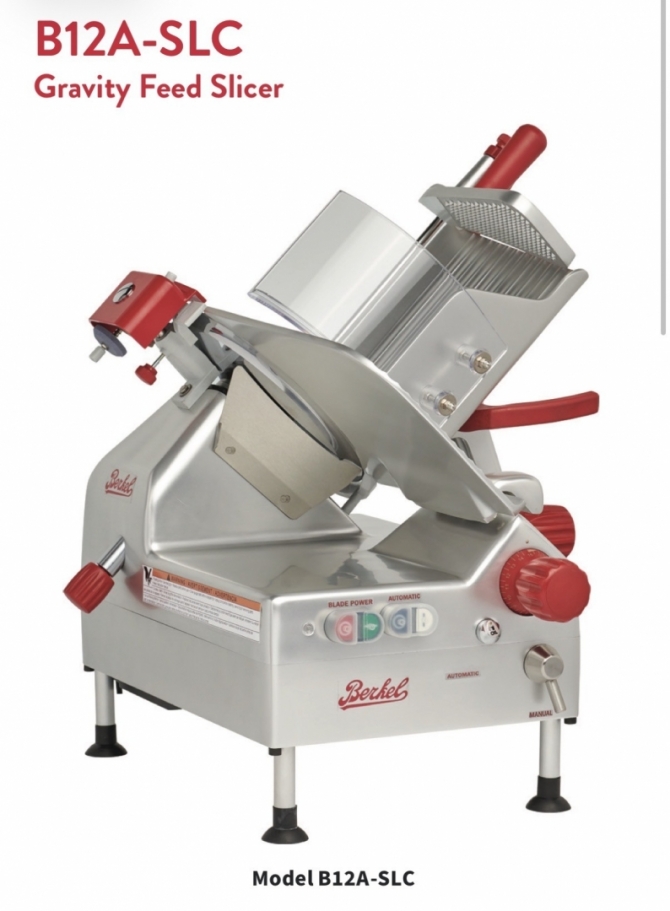 Berkel B12A-SLC Gravity Feed 12" Blade Meat Slicer - Automatic / Manual