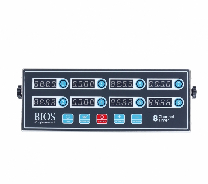Bios DT208 Kitchen 8 Channel Digital Timer 