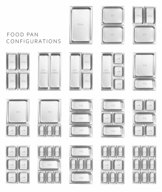 Browne 5781306 1/3 Size Food Pan, 6" Deep, 24 Gauge Stainless Steel 