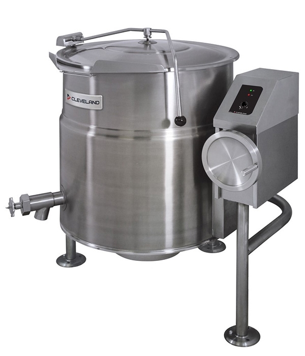 Cleveland KEL-40-T 40 Gallon Manual Tilting Electric Steam Kettle