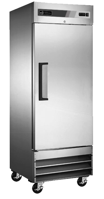 EFI C1-27VCX Stainless Steel Exterior Right Hinged Single Solid Door Cooler 