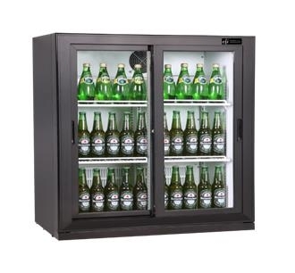 EFI C2S-3640-CT Counter Top Sliding 2 Glass Doors Cooler