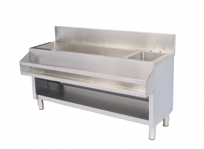 EFI CMU-60 Stainless Steel Cocktail Mix unit Cocktail sink with ice bin