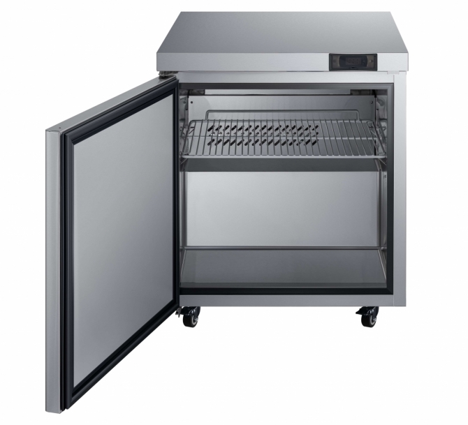 EFI CUDR1-27VC-L 27" Stainless Steel Left Hinged Solid 1 Door Undercounter Cooler