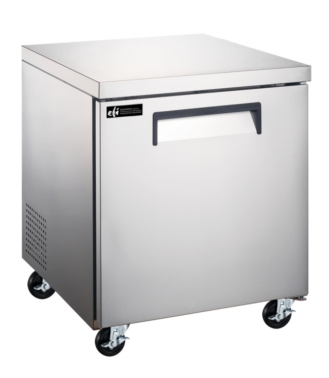 EFI CUDR1-27VCX-L 27" Stainless Steel Left Hinged Solid 1 Door Undercounter Cooler