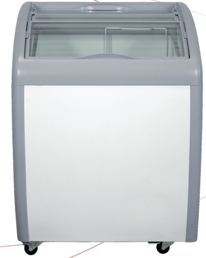 EFI FCCG-26 26" Chest Freezer with Curved Glass Top