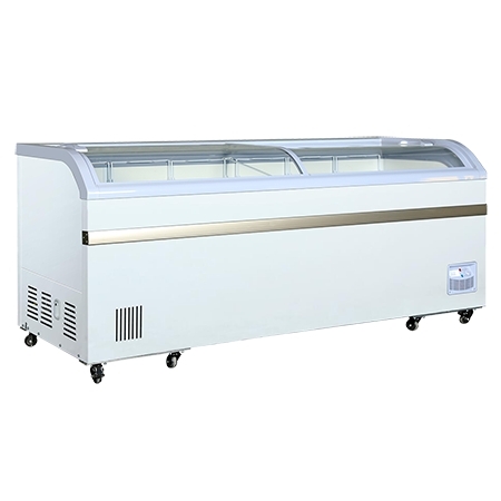 EFI FCCG-79 79" Chest Freezer with Curved Glass Top