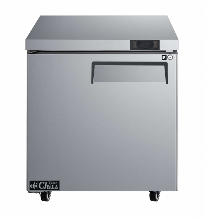 EFI FUDR1-27VC-L 27" Stainless Steel LEFT Hinged Solid 1 Door Undercounter Freezer