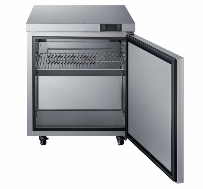 EFI FUDR1-27VC-R 27" Stainless Steel Right Hinged Solid 1 Door Undercounter Freezer