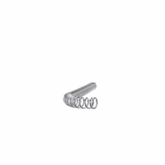 Encore® K50-X033-Z Gooseneck Spring, Conventional, Heat Treated, Pre-Rinse, Chrome Nickel Plated, Retail Packaging