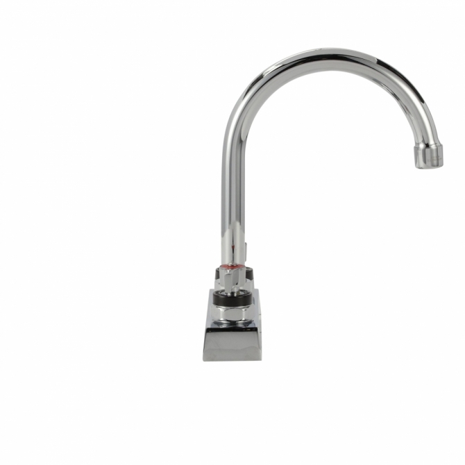 Encore® KL41-4002-SE1Z Deck Mount Faucet 4" OC with 6-1/2" Swivel Gooseneck Spout with Lever Handles