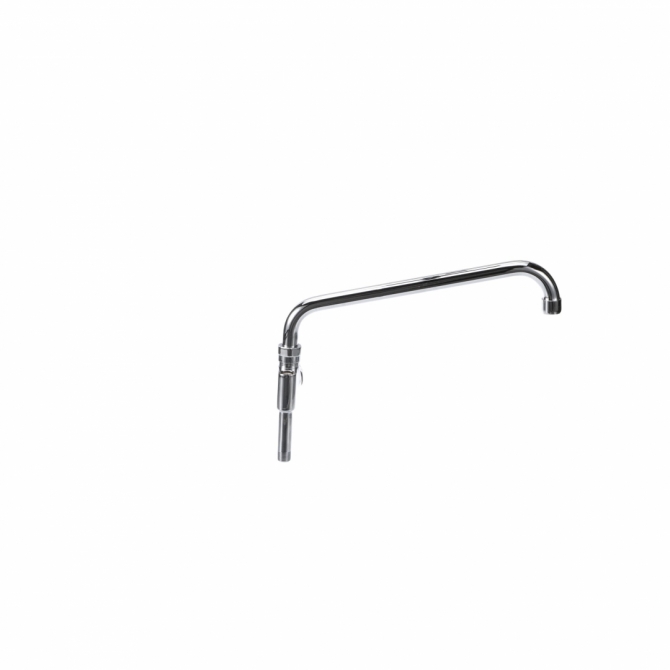 Encore® KL55-7012SE1Z Brass Chrome Plated Add On Faucet with 12" Spout Retail Packaging