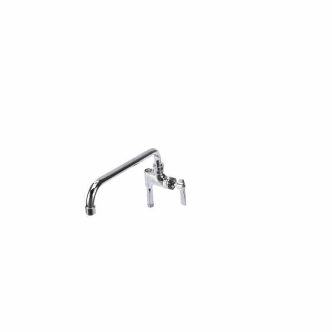 Encore® KL55-7012SE1Z Brass Chrome Plated Add On Faucet with 12" Spout Retail Packaging
