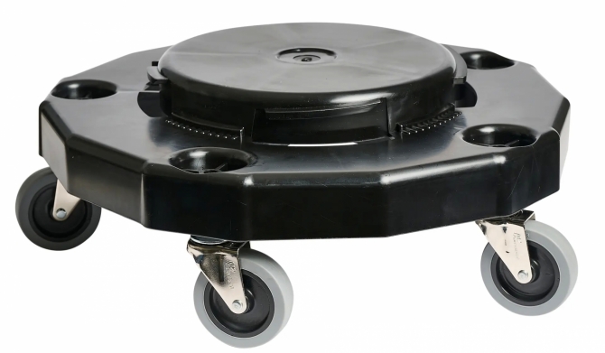 M2 WM-D4000 Universal Round Garbage Container Dolly