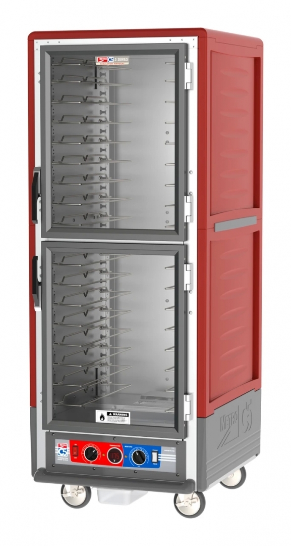 Metro C539-CDC Insulated Holding / Proofing Cabinet, Full Height, Dutch Clear Doors