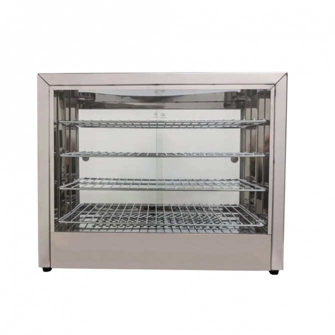 Omcan 26086 rectangular warming /  holding display case 