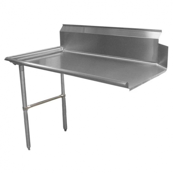 Omcan 28478 60" Left side stainless steel clean dish table 