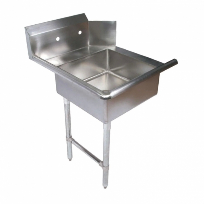 Omcan 28480 26" Left Side Soiled Dish Table with Sink 