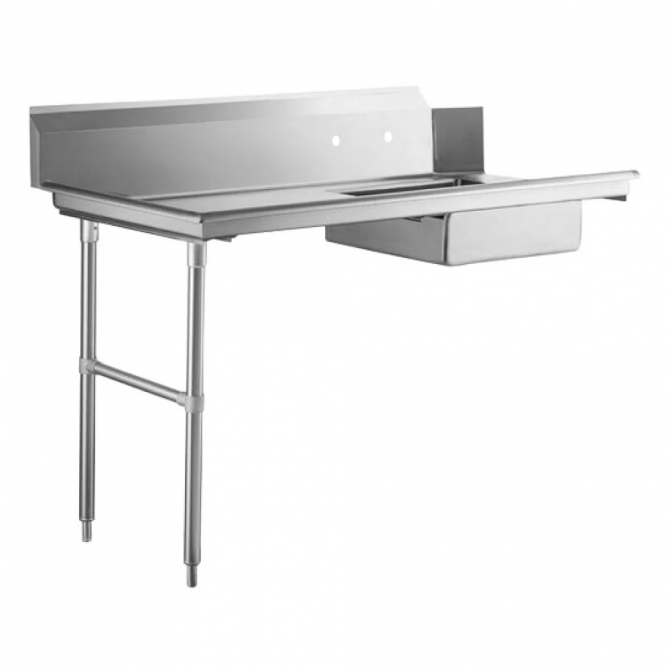 Omcan 28484 48" Left Side Soiled Dish Table with Sink 